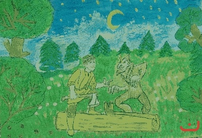 Шул агачны бергә-бергә ушбу арбага салыйк.